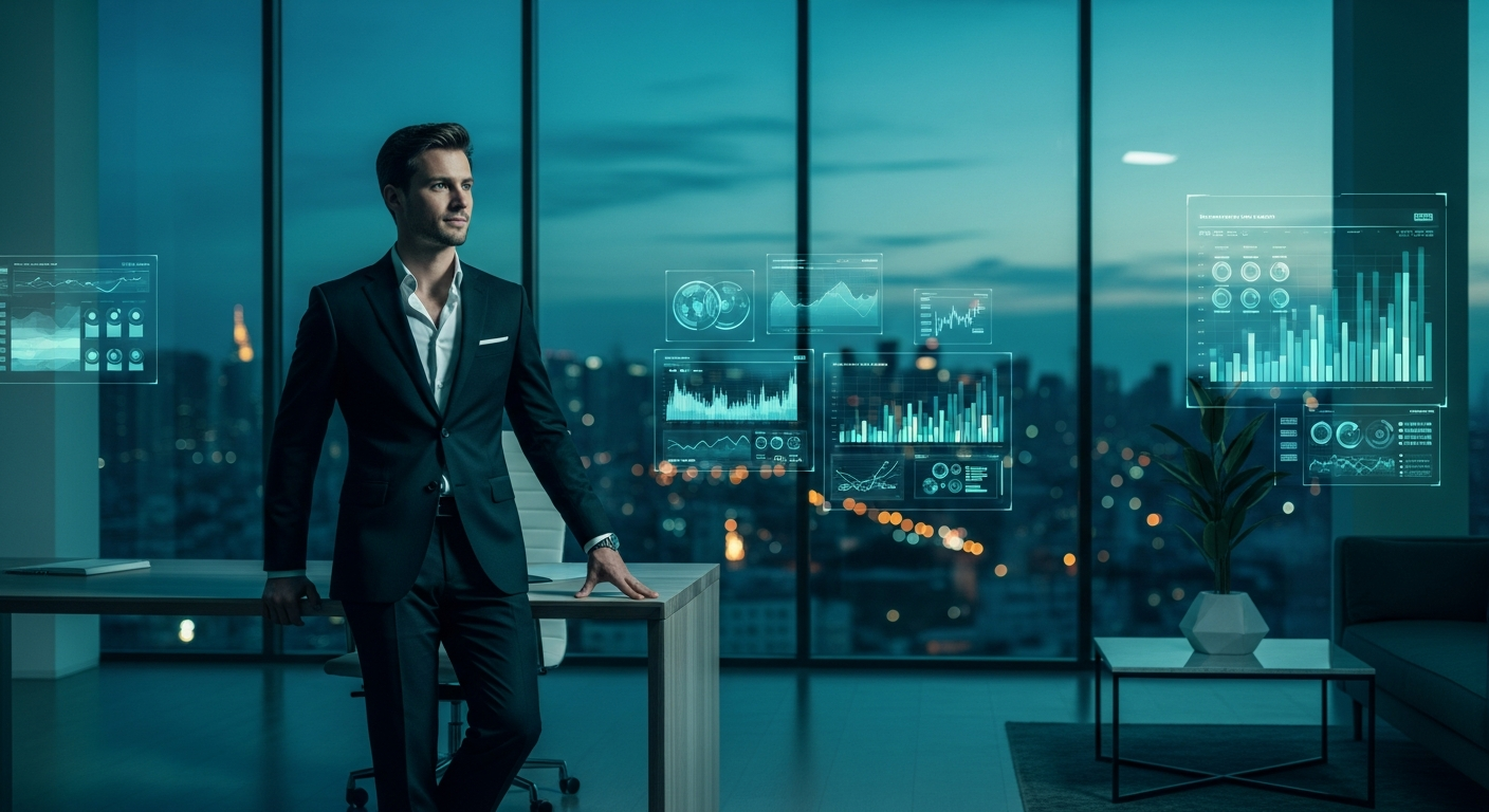 An entrepreneur in command of multiple businesses at once